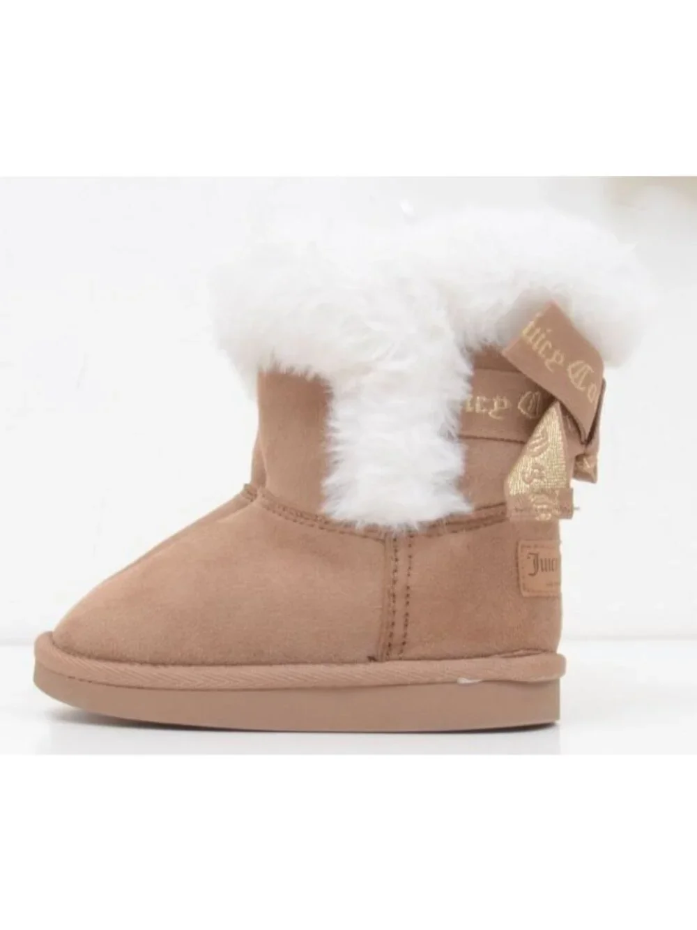 Juicy Couture Toddler Kids Size 5 King Todd Girls Faux Fur Cold Weather Boots